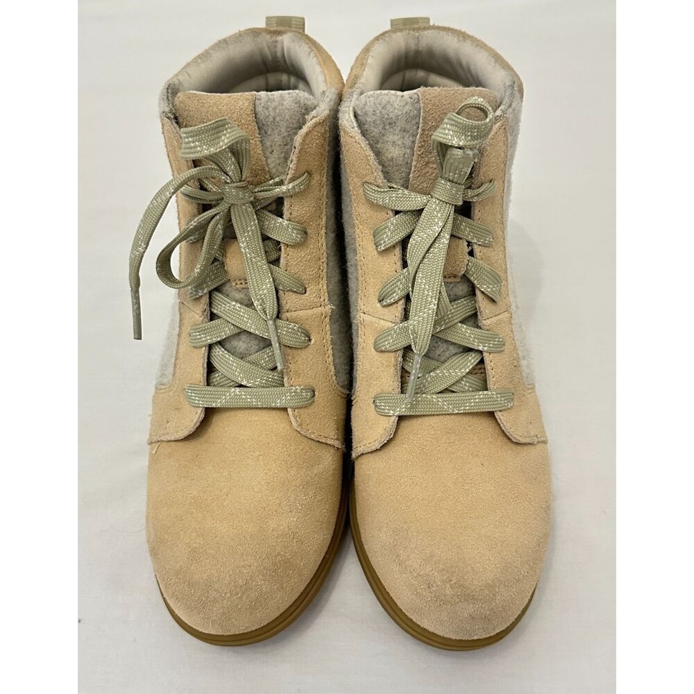Sorel Women’s Evie Waterproof Wedge Ankle Boots Size 7.5 Suede Lace Up - Picture 10 of 10